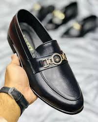 Men's Versace Leather Loafer  Image 3